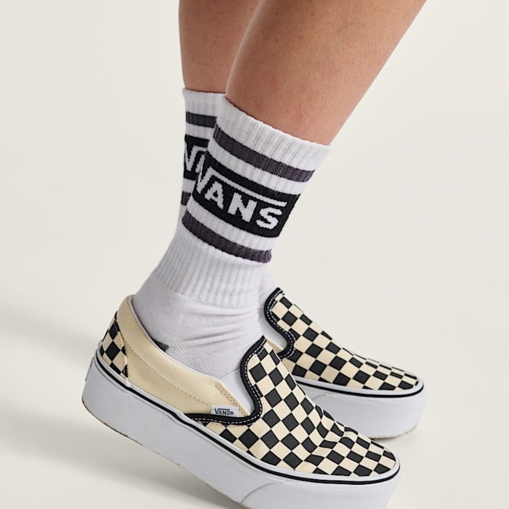 Classic Slip-On Checkerboard Stackform Shoe 🏁
